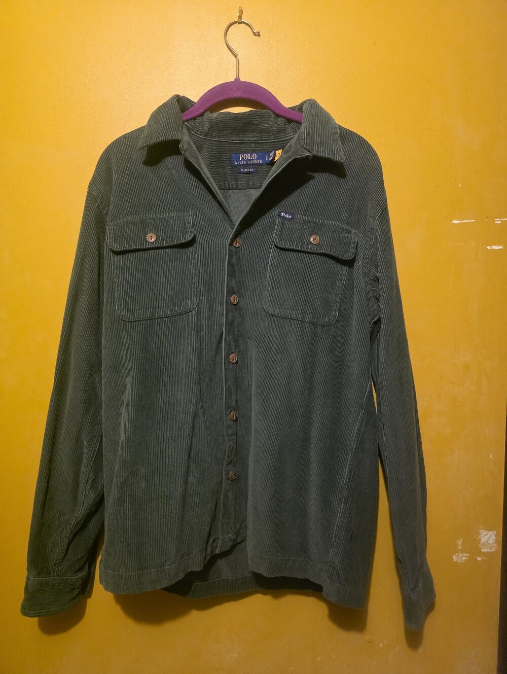 Polo by Ralph Lauren Green Corduroy Shirt Jacket
